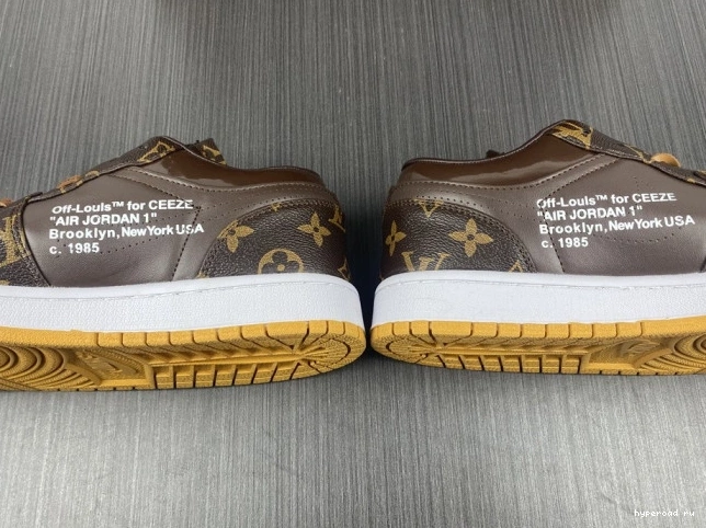 AJ1 Jordan OW 1 LOW Off-Louis Air x 0607